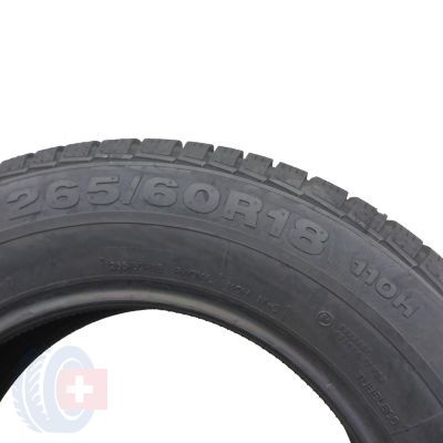 6. 4 x CONTINENTAL 265/60 R18 110H 4x4 WinterContact M0 Zima 2020 Jak Nowe