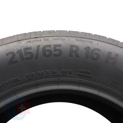 7. Opony 215/65 R16 4xCONTINENTAL 215/65 R16 98H EcoContact 6 Letnie 2023 Jak Nowe 