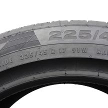 4. Opony 225/45 R17 2x CONTINENTAL 91W ContiSportContact 5 Letnie RunFlat BMW 2020 Jak Nowe Nieużywane