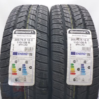 4. Opony 205/75 R16C 4x CONTINENTAL 110/108R VanContact Winter Zimowe 2022 