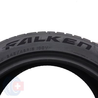 4. 2 x FALKEN 245/45 R18 100V XL EuroWinter HS02 PRO Zima 2023 Jak Nowe 7-7,5mm