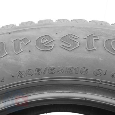 4. 2 x FIRESTONE 205/65 R16C 107/105T Vanhawk 2 Winter Zima 2021 Jak Nowe 8mm