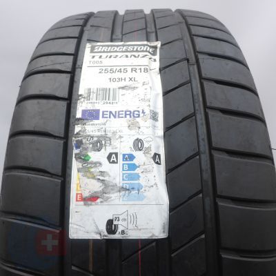 Opona 255/45 R18 1x BRIDGESTINE 103H XL Turanza T005 Letnia 2023 Jak Nowa