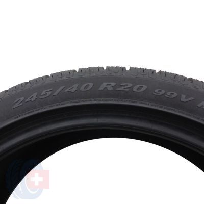 5. 2 x PIRELLI 245/40 R20 99V XL Sottozero Winter 240 Serie II RSC BMW Zima 6,5mm 2019