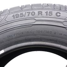 5. 2 x CONTINENTAL 195/70 R15C 104/102R ContiVanContact 200 Lato 2019 Jak Nowe