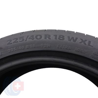 5. 4 x CONTINENTAL 225/40 R18 92W XL PremiumContact 6 Lato 2021 Jak Nowe Nieużywane