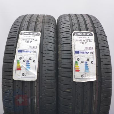 4. Opony 235/65 R17 4x CONTINENTAL 108V XL EcoContact6 Letnie 2021 Nieużywane