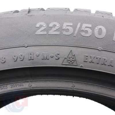 2. 4 x CONTINENTAL 225/50 R18 99H XL ContiWinterContact TS830P AO Zima 8mm 2022 Jak Nowe