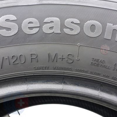 7. Opony 225/75 R16C 2x CONTINENTAL 121/120R VancoFourSeason Letnie m+s 2016 9,2-9,5mm