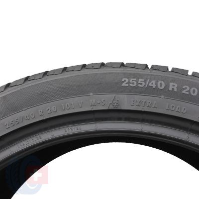 7. 4 x CONTINENTAL 255/40 R20 101V XL ContiWinterContact TS830P N0 Zima 2023 6,2-7mm