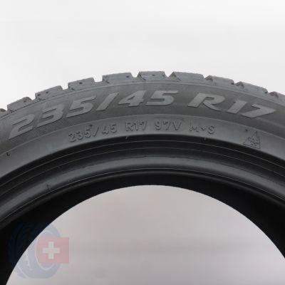 8. Opony 235/45 R17 2x PIRELLI 97V XL Winter Sottozero 3 Zimowe 2017/18 5,5-6mm