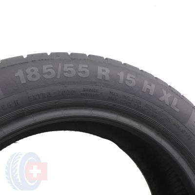 6. 2 x CONTINENTAL 185/55 R15 86H XL ContiEcoContact 5 Lato 6.8mm