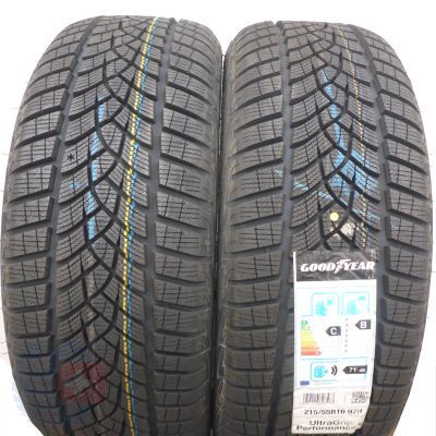 2 x GOODYEAR 215/55 R16 97H XL UltraGrip Performance + Zima 2019, 2020 Jak Nowe NIEUŻYWANE