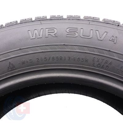 7. Opony 215/65 R17 4x NOKIAN 103H XL WR SUV 4 Zimowe 2021 Jak Nowe Nieużywane