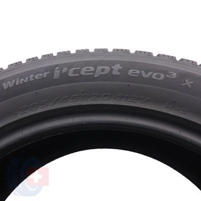 7. 4 x HANKOOK 285/45 R20 112V XL Winter I cept evo 3X W330A Zima 7,8mm 2022 Jak Nowe