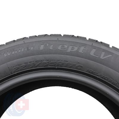 5. 2 x HANKOOK 225/55 R17C 109/107R Winter I*cept LV RW12 Zima 2022 8mm