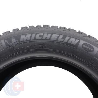 6. Opony 195/55 R15 4x MICHELIN 85H Alpin A4 Zimowe 2018 Jak Nowe Nieużywane