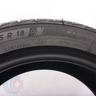 6. Opony 245/45 R18 4x MICHELIN 100V XL Pilot Alpin 5 Zimowe 2023 6,2-6,8mm
