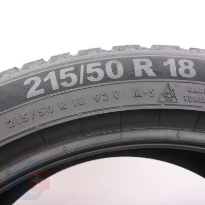 6. Opony 215/50 R18 4x SEMPERIT 92V Speed-Grip 5 Zimowe 2024 Jak Nowe 7-8mm