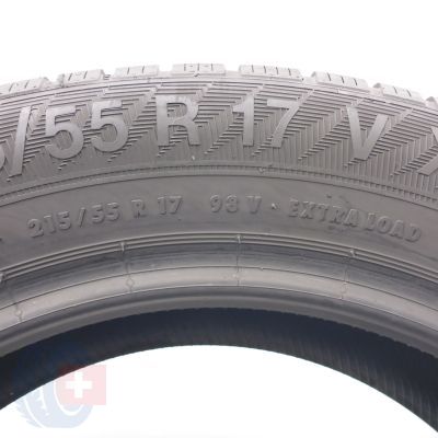 8. Opony 215/55 R17 2x GISLAVED 98V XL Euro Frost 6 Zimowe 2021/23 6,8-8mm