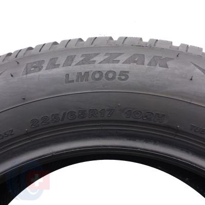 6. 2 x BRIDGESTONE 225/65 R17 102H Blizzak LM005 Zima 2021 6-6,5mm