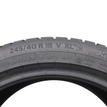 5. 4 x CONTINENTAL 245/40 R18 97V XL WinterContact TS870P Zima 2021, 2022 Jak Nowe 7,5-7,8mm