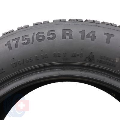 8. 4 x CONTINENTAL 175/65 R14 82T ContiWinterContact TS850 Zima 2015 6.8-7mm