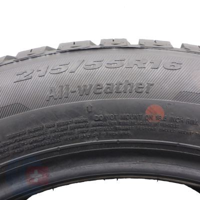 7. Opona 215/55 R16 1x NEXEN 93H XL N blue 4Season Wielosezon 2023 Jak Nowa 