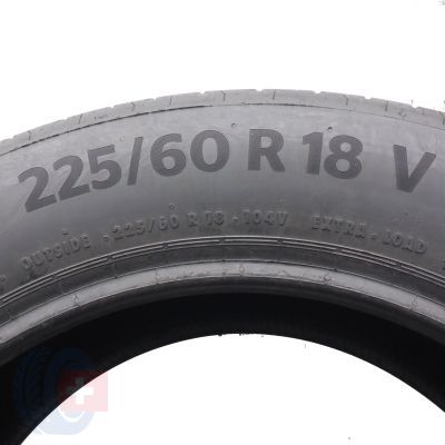 4. Opony 225/60 R18 2x CONTINENTAL 104V XL EcoContact 6 Letnie 2022 6-6,2mm