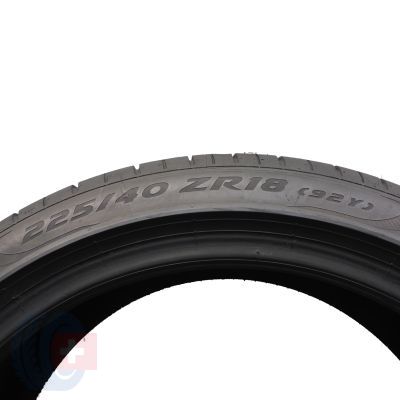 2. Opona 225/40 R18 1x PIRELLI 92Y XL PZero PZ4 KS Letnia 2022 Jak Nowa 6,8mm
