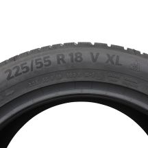 6. 4 x CONTINENTAL 225/55 R18 102V XL WinterContact TS 870P Zima 2022 Jak Nowe NIEUŻYWANE