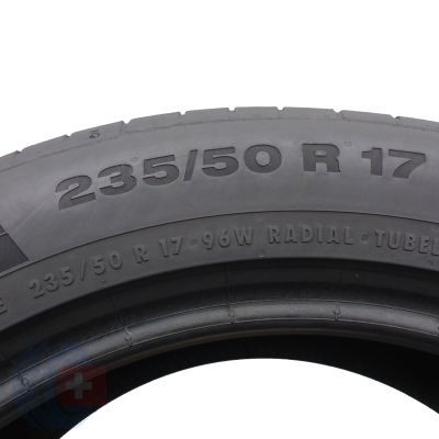 6. 2 x CONTINENTAL 235/50 R17 96W ContiSportContact 5 Lato 2020 6mm