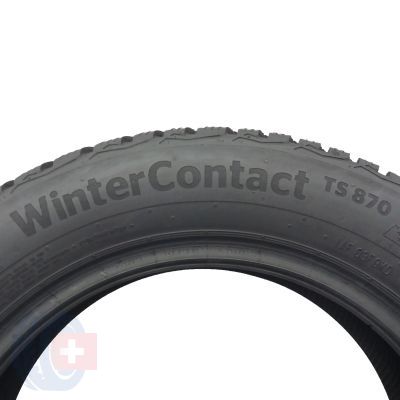 5. Opony 185/60 R15 2x CONTINENTAL 84T WinterContact TS870 Zimowe 2022 7,6-8,5mm