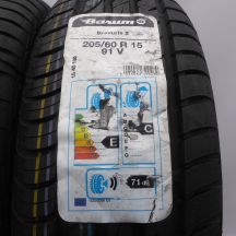 2. Opony 205/60 R15 2x BARUM 91V Bravuris 2 Letnie 2019 Jak Nowe Nieużywane