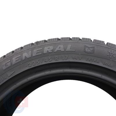 3. 1 x GENERAL 225/45 R17 94V XL Altimax Winter 3 Zima 2021 8,8mm Jak Nowa