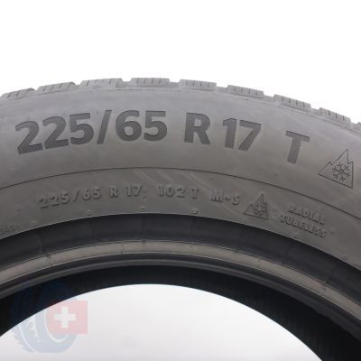 5. Opony 225/65 R17 2x CONTINENTAL 102T WinterContact TS870P Zimowe 2022 Jak Nowe 7mm