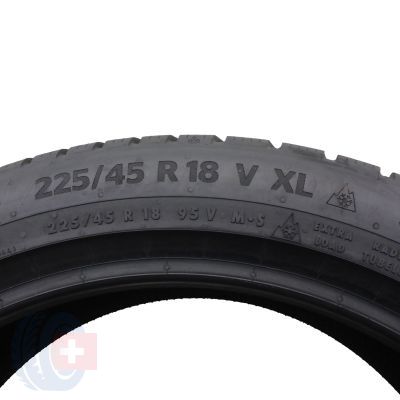 5. 2 x CONTINENTAL 225/45 R18 95V XL WinterContact TS870P Zima 7,8-8,5mm 2021/23