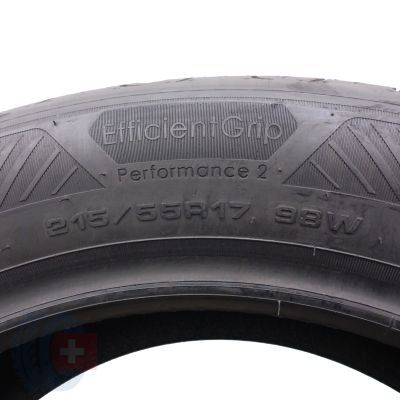 4. 2 x GOODYEAR 215/55 R17 98W XL EfficientGrip Performance 2 Lato 6mm 2021