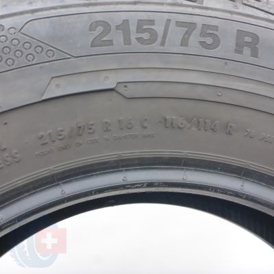 4. Opona 215/75 R16C 1x CONTINENTAL 116/114R ContiVanContact 100 Letnie 2021 8,3mm