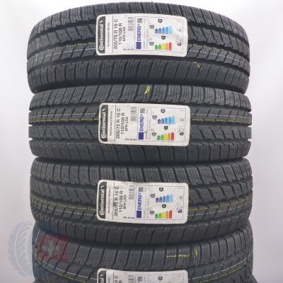 Opony 205/75 R16C 4x CONTINENTAL 110/108R VanContact Winter Zimowe 2022 