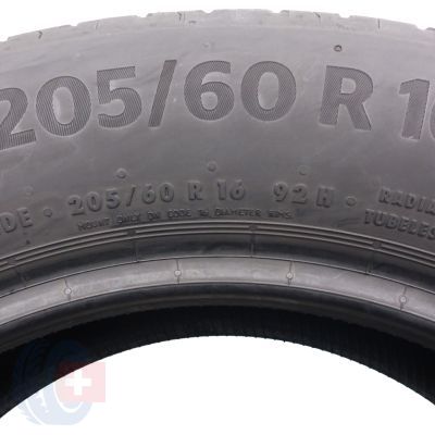 5. 4 x CONTINENTAL 205/60 R16 92H EcoContact 6 Lato 6mm 2022/23