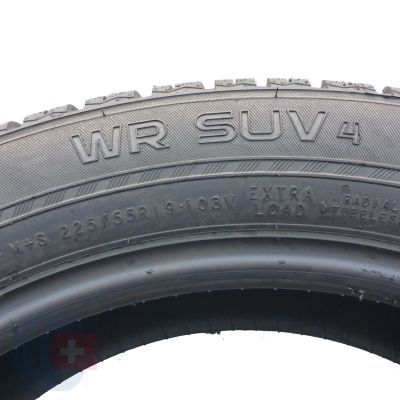 5. Opony 225/55 R19 2x NOKIAN 103V XL WR SUV4 Zimowe 2019 Jak Nowe 8-8,2mm