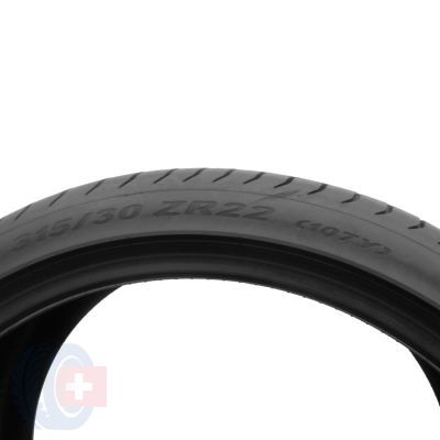 5. 2 x PIRELLI 315/30 ZR22 107Y XL P Zero N0 Lato 2018 6mm