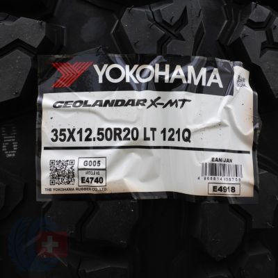 3. Opony 35-12.50 R20 4x YOKOHAMA 121Q Geolandar X-MT G005 Letnie M+S 2021 Jak Nowe Nieużywane