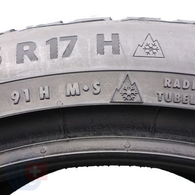 2. Opona 225/45 R17 1x CONTINENTAL 91H WinterContact TS870 Zimowa 2023 Jak Nowa 7,2mm
