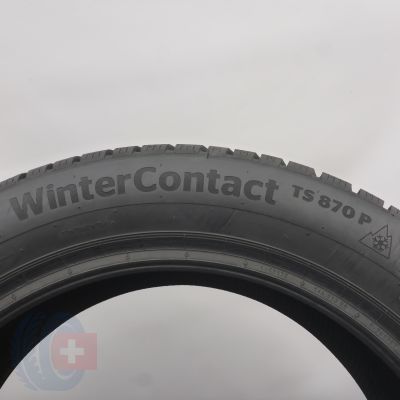 6. Opony 205/55 R17 2x CONTINENTAL 95V XL WinterContact TS 870 P Zimowe 2022 8,2mm