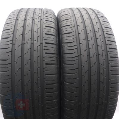 4. Opony 205/55 R16 4x CONTINENTAL 91W EcoContact6 BMW RunFLat Letnie 2020 Jak Nowe Nieużywane
