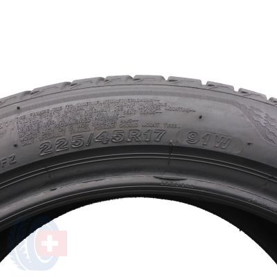 5. 2 x BRIDGESTONE 225/45 R17 91W Turanza T005 Lato 2018 7,2mm Jak Nowe