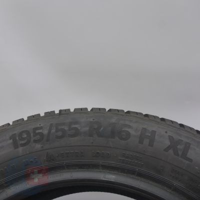 6. Opony 195/55 R16 2x CONTINENTAL 91H XL  AllSeason Contact Wielosezonowe 2021 
