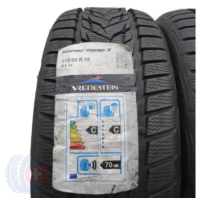 2. Opony 215/55 R16 2x VREDESTEIN 93H Wintac Xtreme S Zimowe 2018 Jak Nowe